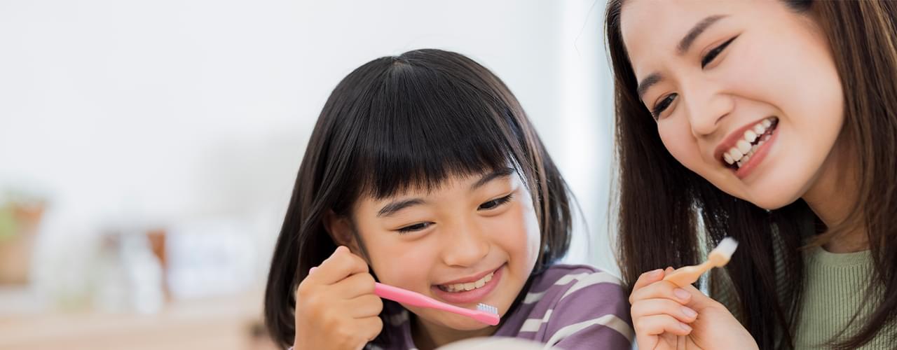 子供のころから歯医者さんへ行く習慣が大切です